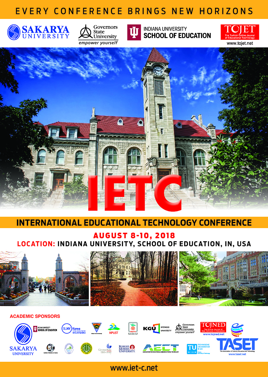 International Educational Technology Conference IETC 2018